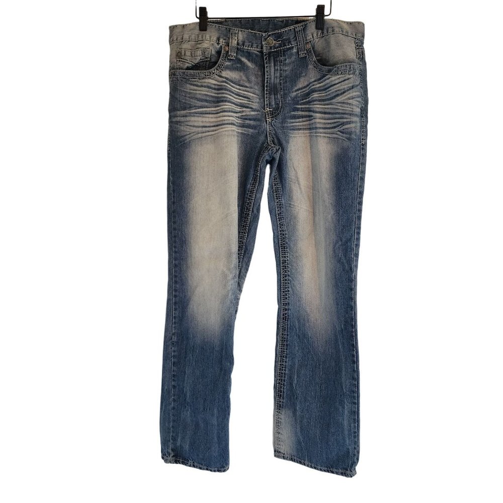 Axel Mens Denim Jeans relaxed straight size 34 x 34